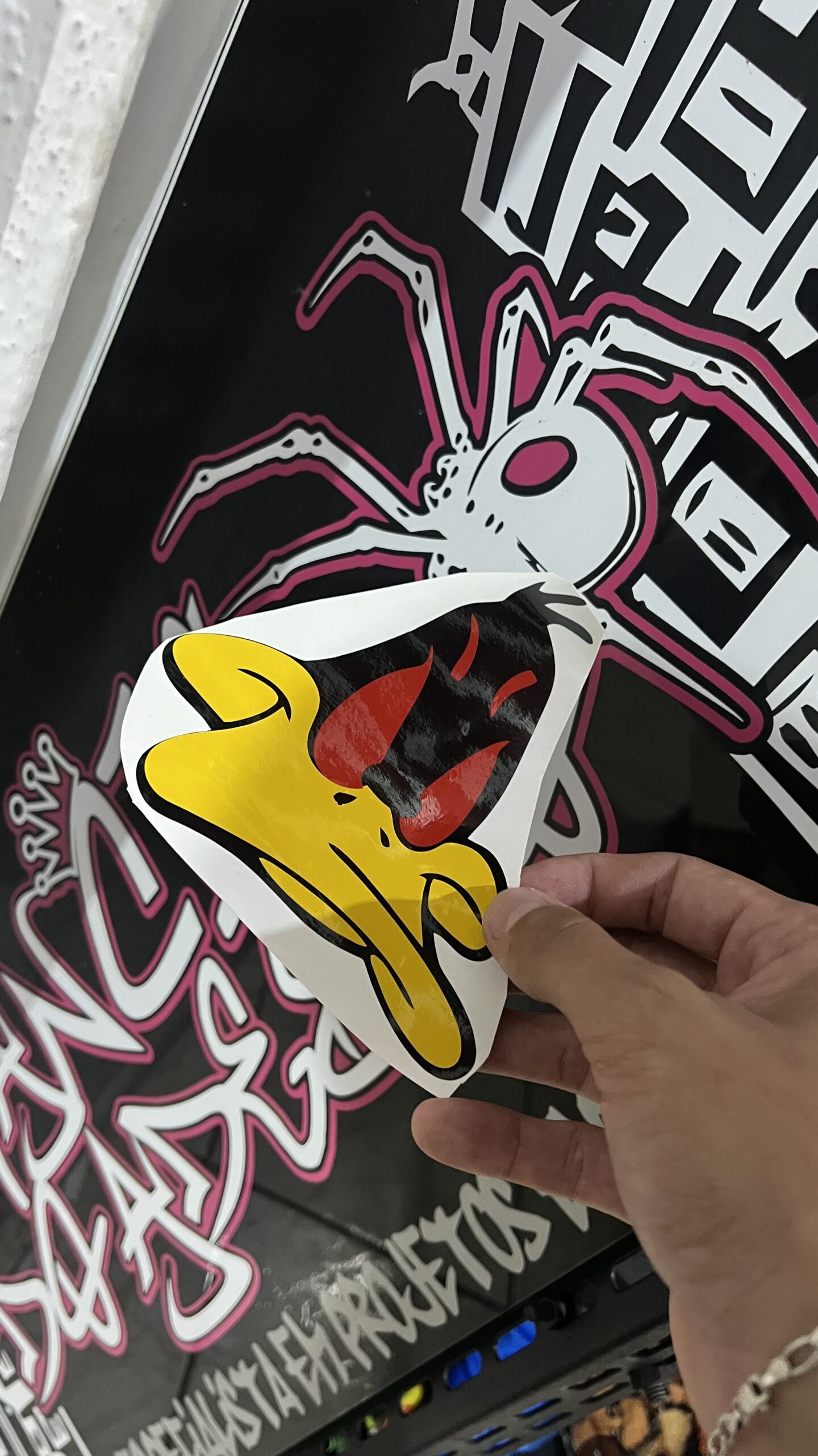 Adesivo Pato de Tanque Motorizada
