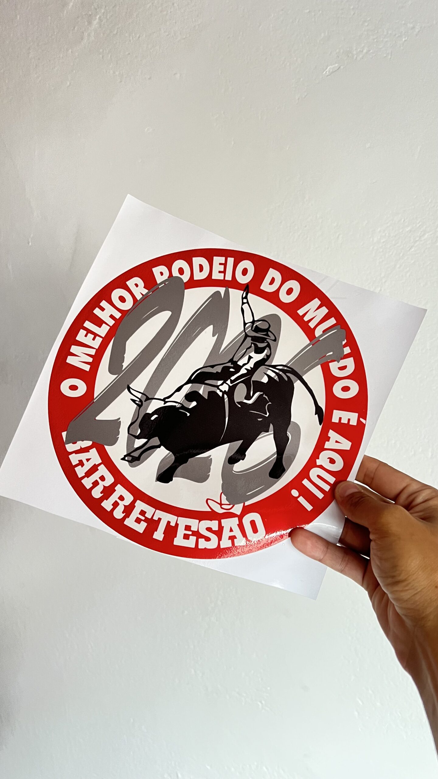 Adesivo Peão de Barretos