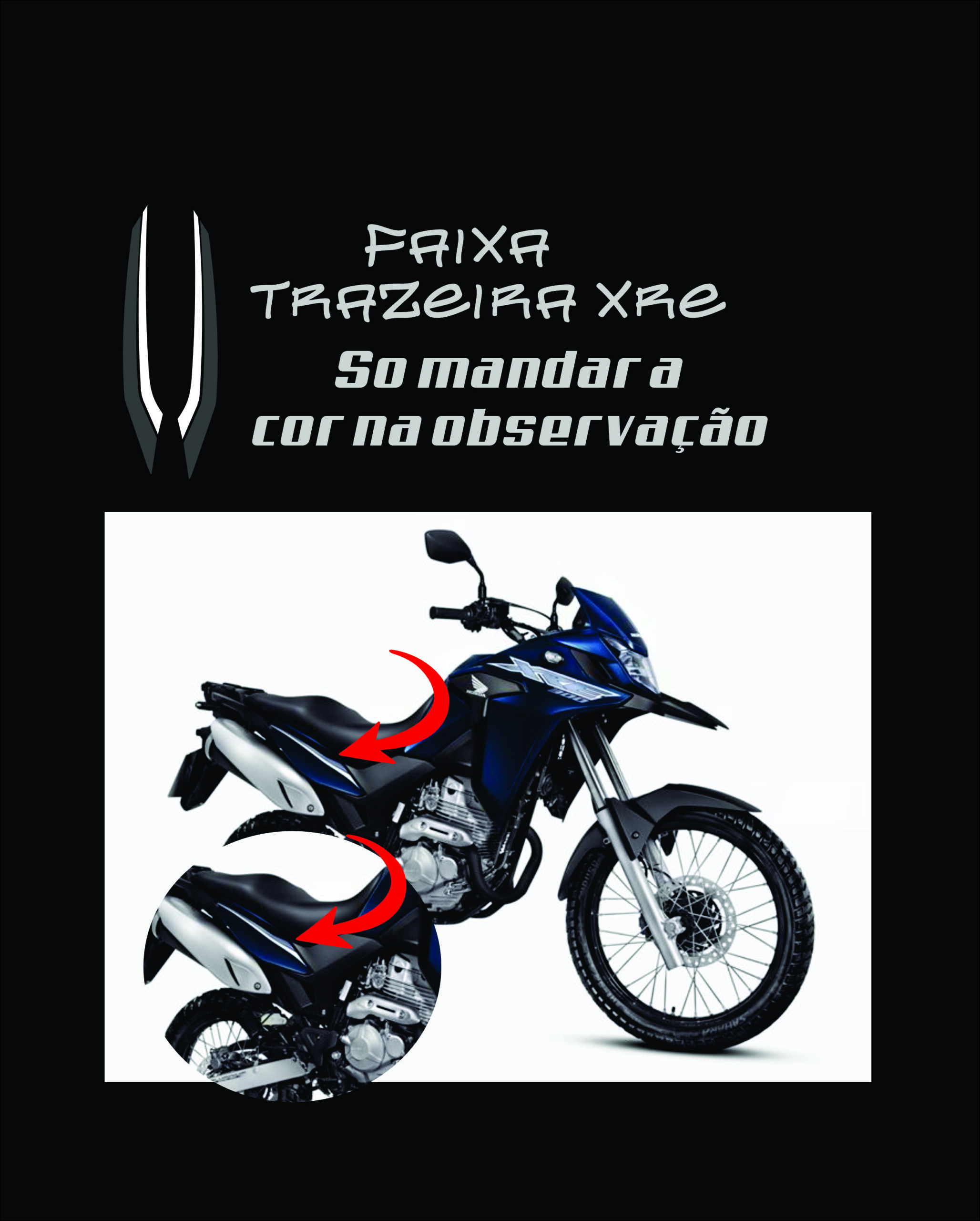 Faixas Traseira Xre 2026