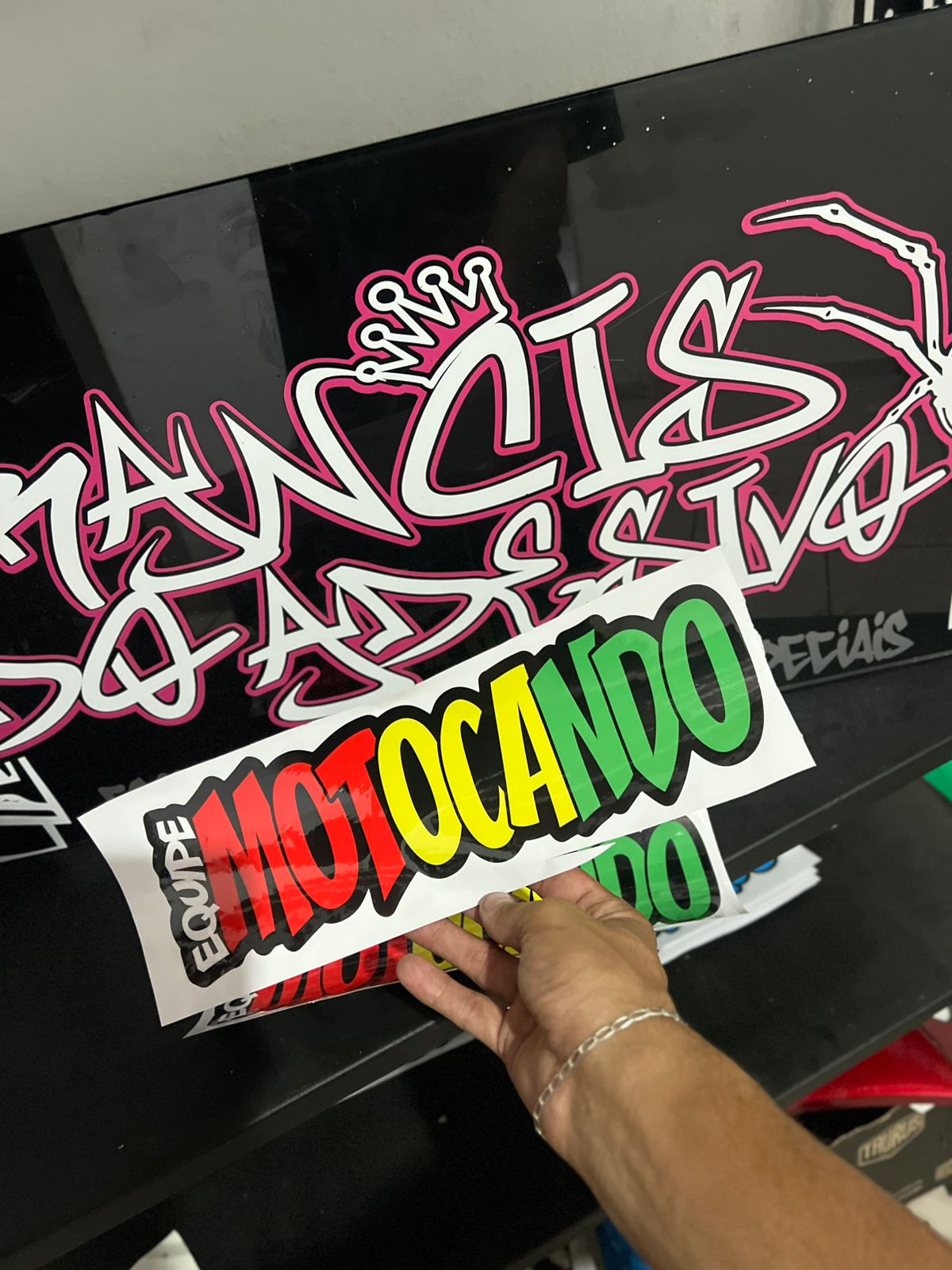 Adesivo Motocando Grande